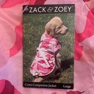 Zack & Zoey Pink Camouflage Dog Coat